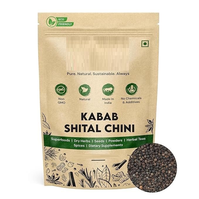 1.76oz Sheetal Chini 50 gm | Kabab Chini Whole