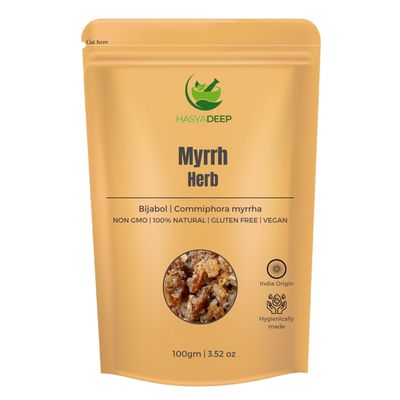 Hasyadeep Myrrh | Commiphora myrrha (100gm/3.52oz)