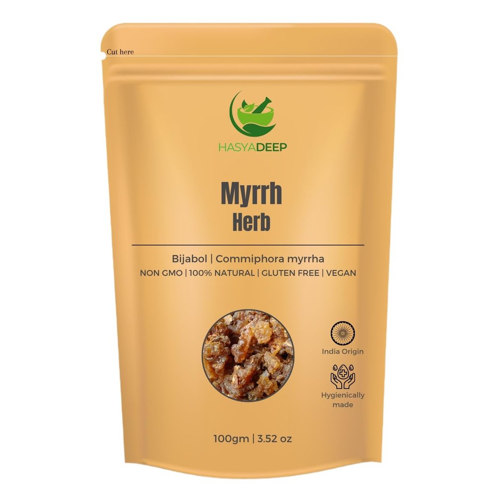 Hasyadeep Myrrh | Commiphora myrrha (100gm/3.52oz)