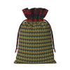 Bkdogkt Music Note Printing Xmas Drawstring Gift Bag Reusable Bags For Christmas Wedding Holiday Wrapping Needs view 2