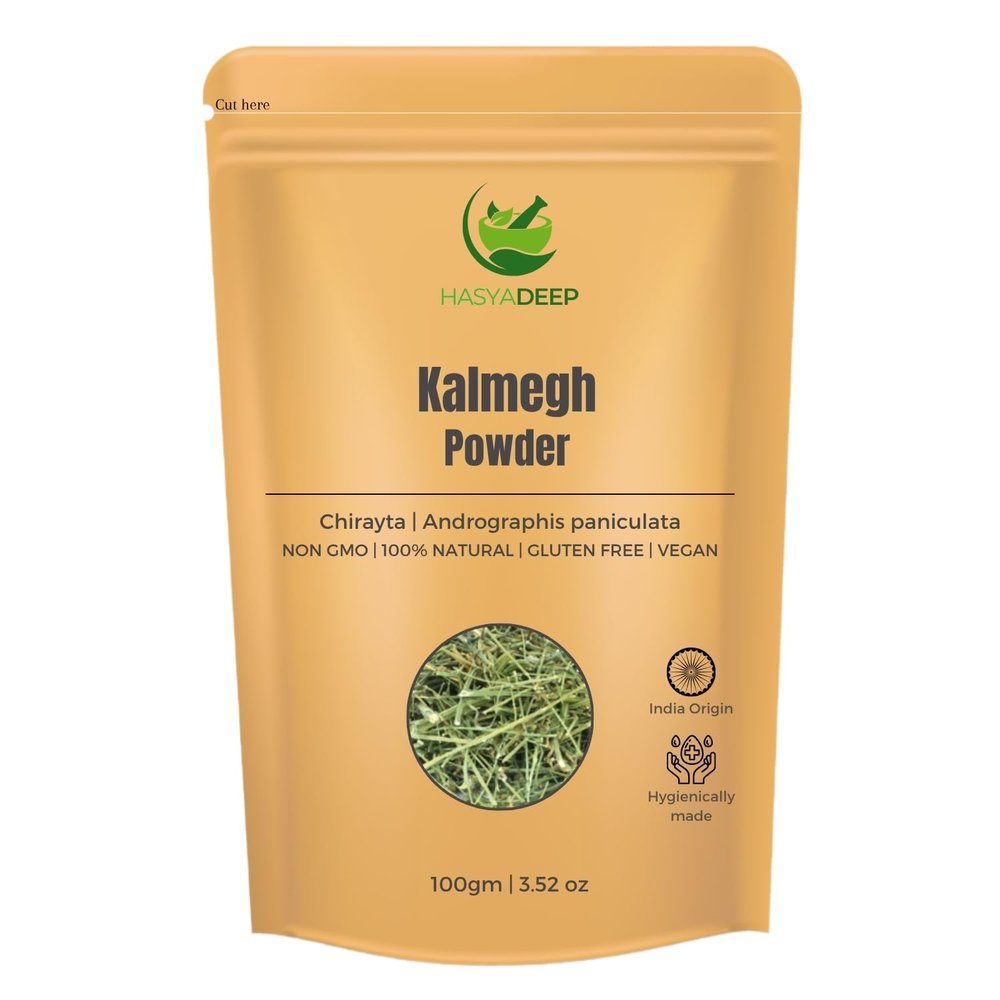 Hasyadeep Kalmegh Powder | Andrographis paniculata | Traditional Ayurvedic Herb (50gm/1.76oz)