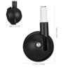 iplusmile 4Pcs Baby Walker Replacement Wheels Universal Quiet Swivel Caster for Trend Strollers and Infant Walkers Easy Installation Durable Plastic Parts 3.07in view 2
