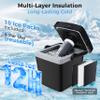 FUPTOS Cold Therapy Machine, Portable Ice Machine for Knee After Surgery with Adjustable Modes & Quiet Pump, for Shoulder Ankle Pain Relief, Cryotherapy Machine Post Surgery Recovery view 2