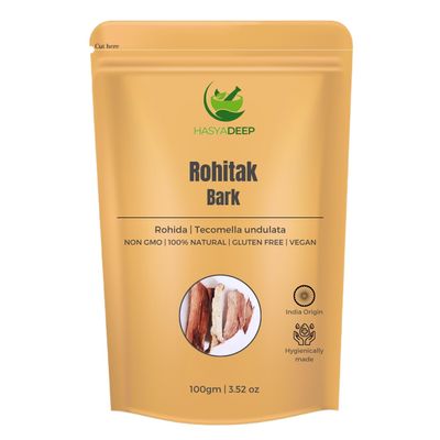 Hasyadeep Rohitak Bark | Tecomella undulata | Traditional Ayurvedic Herb (900gm/31.75)