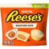 REESE'S Miniatures White Creme Peanut Butter Cups, Candy Share Pack, 9.6 oz view 1