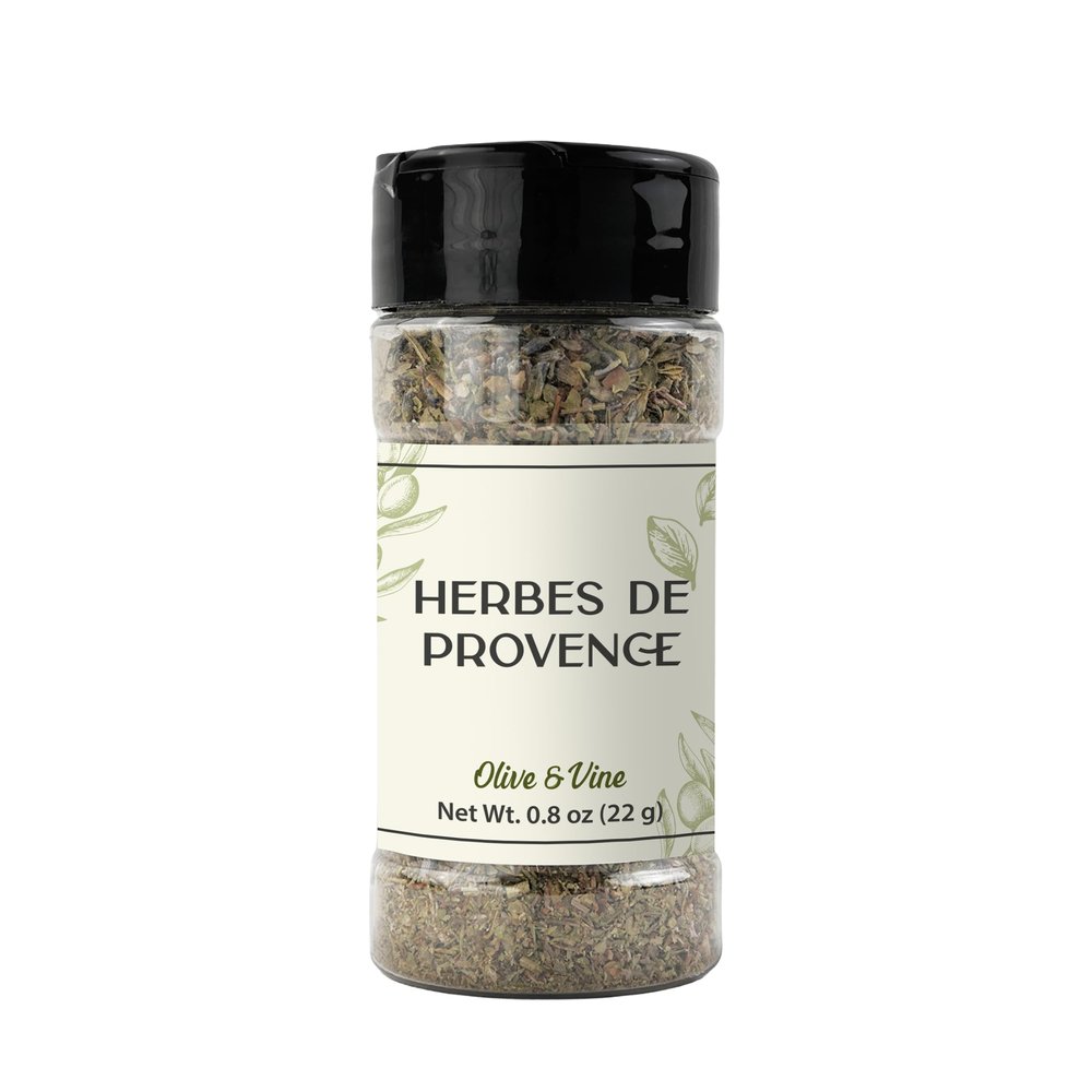 Olive & Vine Herbes de Provence, Aromatic Blend, For Roasts & Stews, Rich Tradition, Authentic Taste, For Global Recipes (0.8 Ounce)