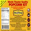 Home Theater All in One Popcorn Kit For 6 oz. Popper | Portion Packets with Kernels, Oil and Flavored Salt | By Bits N Things | Pack of 36 view 2