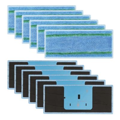 12Pcs Mopping Wet Pads,Compatible For Roomba,Compatible For Braava,Jet M6 Ultimate Robot Mop Washable And Reusable