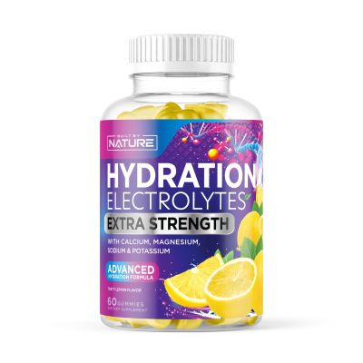 Built by Nature Hydration Electrolyte Gummies Electrolyte Gummies for Hydration & Dehydration Support 60 Gummy