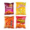 4 Packs Top Snack Selection Pack,Shrimp Crackers + Banana Crisps + Honey Twist + Tako Chips 9 oz view 1