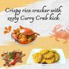 Crispy Thai Rice Chips Curry Crab Flavor 40g x 3 Pack Savory Thai Snack, Rice Crackers from Thailand (Curry Crab Flavor) view 3