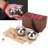 2Pcs Hand Steel, 304 Stainless Steel Rehabilitation Exercise Massage Tool, 50mm Dia Hand Exercise Steel for Men, Health Supplies view 3