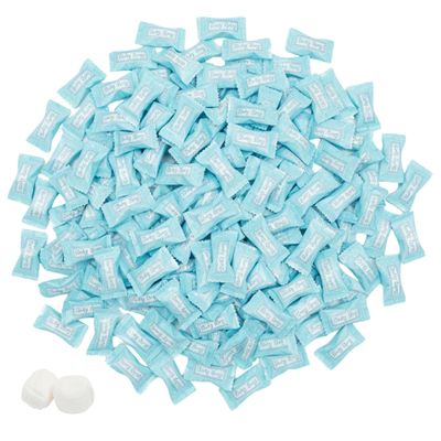 216ct Blue Buttermints Individually Wrapped in Bulk For Baby Shower Favors, Baby Shower Games & Gender Reveal Prizes, Baby Boy Candy Treats (Type2)