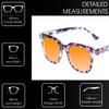 Medspex R785 Color Therapy Reading Glasses +1.75 Shiny Pink Quartz/Blue Black/Light Orange Unisex Fluorescent Light Sensitivity Chromotherapy Chakra Healing view 3