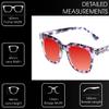 Medspex R785 Color Therapy Reading Glasses +1.50 Shiny Pink Quartz/Blue Black/Deep Red Unisex Fluorescent Light Sensitivity Chromotherapy Chakra Healing view 3