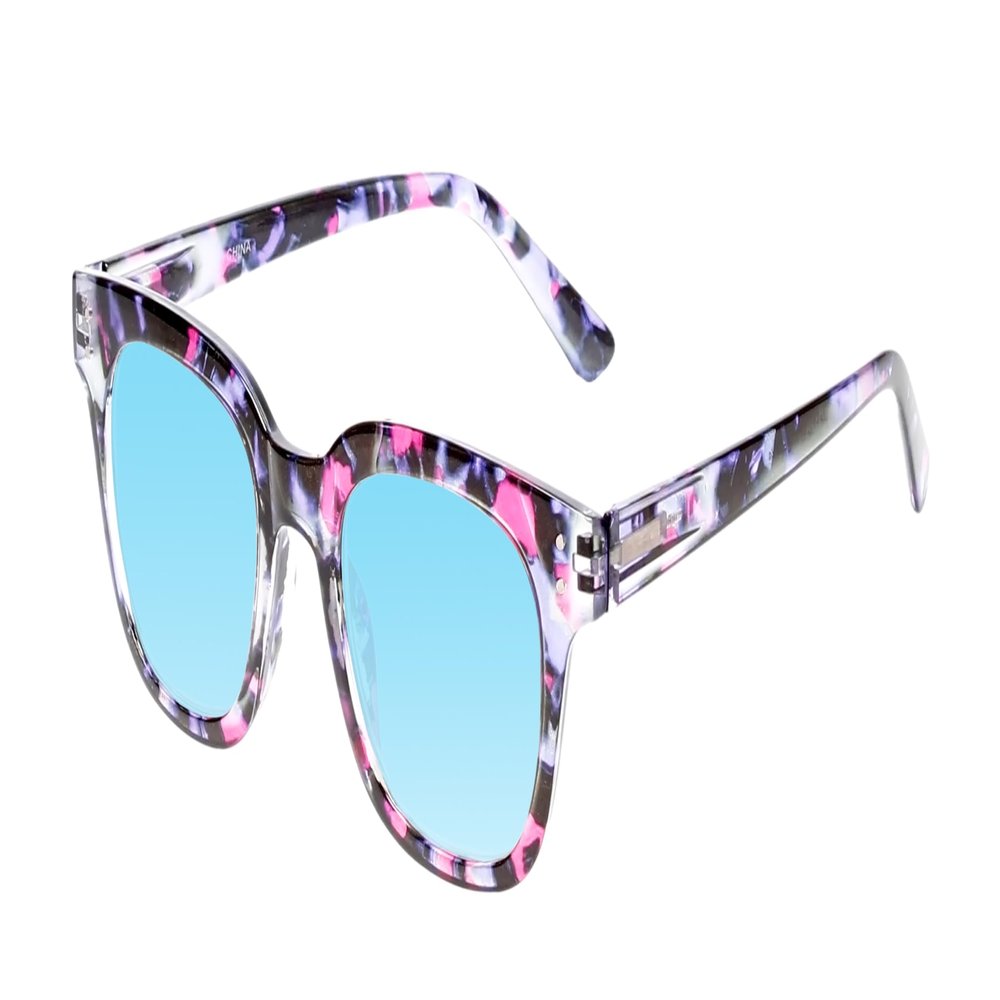 Medspex R785 Color Therapy Reading Glasses +3.25 Shiny Pink Quartz/Blue Black/Baby Blue Unisex Fluorescent Light Sensitivity Chromotherapy Chakra Healing