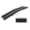 10 FT Portable Wheelchair Ramp,Aluminum Wheelchair Ramp for Home Steps with Non-Skid Surface and Reflective Strips,600 LBS Weight Capacity view 1