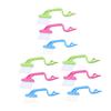 Anneome 9Pcs Handheld Groove Cleaning Brushes Swan-Shaped Crevice Gap Cleaners for Windows Keyboards with Soft and Stiff Bristles in Rosy Blue Green Deep Cleaning Tool for Home Use view 1