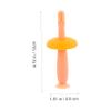 CONGARTENO Silicone Toothbrush with Soft Flexible Bristles for Oral Care Safe Material Gentle Mouth Protection for Newborns view 2