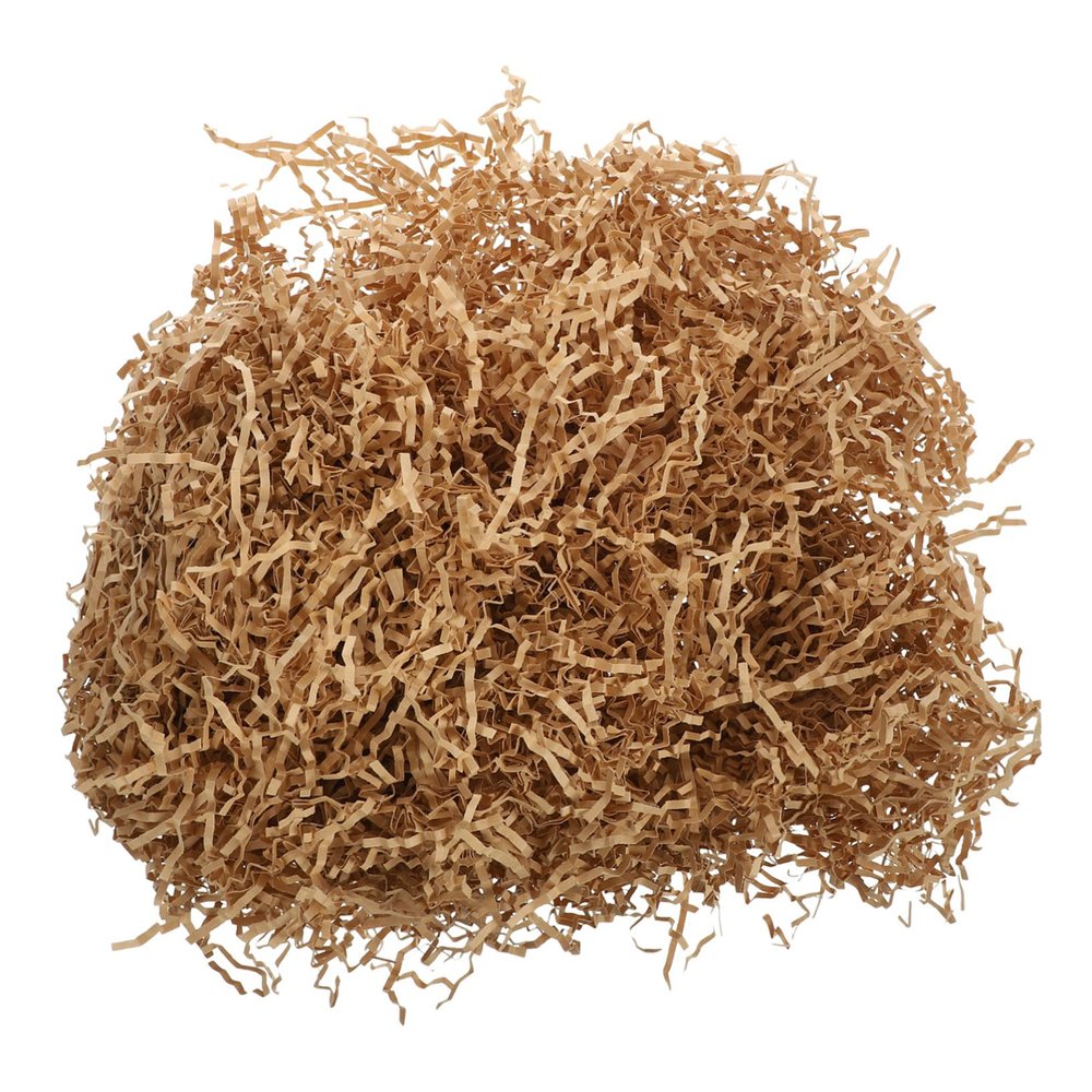 CONGARTENO Kraft Crinkle Paper Shred Basket Filler for Containers Lightweight Decorative Packaging Filler for Wrapping Wedding Birthday Holiday Basket Supplies and Container Filling