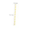 CONGARTENO 100pcs Yellow Striped Decorative Paper Straws Drinking Straws for Birthday Party Barbecue Bridal Shower Juice Cocktails Environmental Friendly view 2