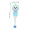 COOLHIYA 2pcs Extra Soft Toothbrushes for Ages Ergonomic Manual Toothbrush with Gentle Bristles and Non-Toxic Blue Cartoon Design for Healthy Teeth Care view 2