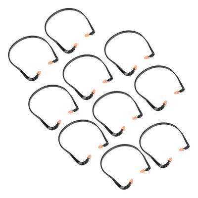 Anneome 10pcs Multipurpose Banded Silicone for Sleeping and Noise Reduction Comfortable Soft with No Pressure Itching Non-Slip Sound Blocking Protection for Office Learners Swimming and