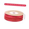 CONGARTENO Double-Sided Red Satin Ribbon for Wrapping Boxes and Flowers Decorative Wedding Craft Ribbon for Party DIY Floral Arrangement Non-Fraying Material Packaging view 2
