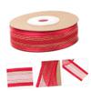 CONGARTENO Double-Sided Red Satin Ribbon for Wrapping Boxes and Flowers Decorative Wedding Craft Ribbon for Party DIY Floral Arrangement Non-Fraying Material Packaging view 4