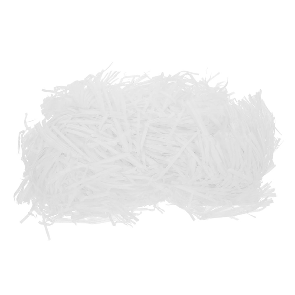 Beatifufu White Crinkle Cut Paper Shred Filler Bag for Box Basket Filling Easy Separate Multipurpose Wrapping Paper Confetti for Birthdays Weddings and Craft Packaging