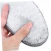 HAKIDZEL 4 Pairs Warm Winter Insoles Women Plush Thick Cushioned Shoe Inserts Ergonomic Foot Warm Insoles Non-Slip Thermal Boot Liners for Cold Conditions view 3