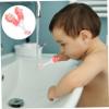 HOLIDYOYO 2pcs Toothbrush Soft Bristle Cute Bear Design Comfortable Grip Toothbrushes for Ages Pink Round Head Manual Teeth Brush view 3