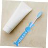 Beatifufu 32pcs Toothbrush with Gentle Thin Bristles Colorful Cartoon Animal Designs Suction Cup Base for Boys and Travel-Friendly S Tooth Brush Kit for Gentle Gum Care and Easy Storage view 4