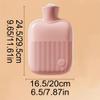 Hot Water Bottle, fillable with Water, Plush Hand Warmer, Premium Heat Pack for Pain Relief, Menstrual Cramps, Cosy Evenings, Mattress Warming and Foot Warmth.(Grey,2000ml) view 2