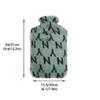 Water-Filled Hand Warmer Stylish Pattern Design for Seniors and Children Winter Essential Heat Therapy Relieves Headaches, Cramps, Arthritis, Back Pain(Green,1000ml) view 2