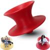 360 Degrees Spinning Chair for Adults, Sensory Spinning Seat, Swivel Gyro Chair, Ergonomic Swivel Seat for Kids and Adults, Indoor Outdoor Sensory Equipment (Red, 25in*17in-Small) view 1