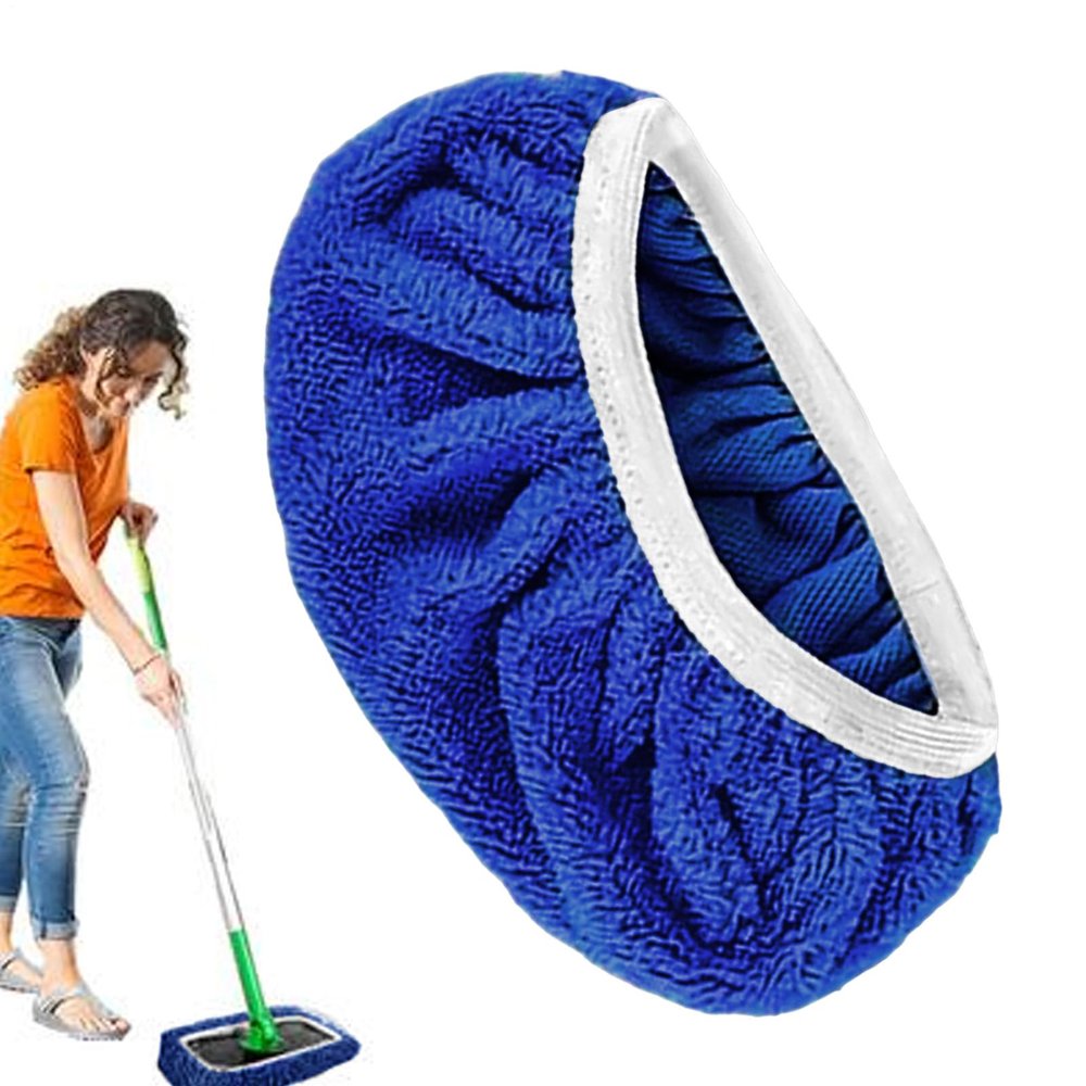 Mop Pad Replacement - Premium Microfiber, Thick Absorbent Layers, Durablee Washable Cover, Quick-Dry Design | Reusable Cleaning Cloth for Home, Apartment, Dorm, Hotel, and Household Floor