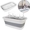 Collapsible Bucket Mop Bucket Mop Bucket Fishing Retractable Basin Portable Foldable Bucket view 2