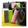 Microfiber Towel roll 20 Pieces Thick Kitchen Cleaning Cloth Multi-Color(Purple) view 2