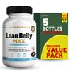 GREENVIFY Lean Belly Max Natural Supplement, 60 Capsules, 30-Day Supply, All Natural Ingredients, Non-GMO, Gluten Free (5) view 1