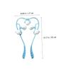 Anneome Portable Manual Neck Massager with Firm Rolling Balls for Deep Tissue Cervical Vertebra Relief Handheld Muscle Roller for Adults to Ease Neck Shoulder and Fatigue Sky-Blue view 4