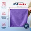 USANOOKS Premium 300GSM Microfiber Cleaning Cloth - 12.5"x12.5" High Performance - 1200 Washes, Ultra Absorbent Microfiber Towels for Cars Undercarriage, Rims & Engine Bay Cleaning - Microfiber Cloth view 2