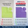 USANOOKS Premium 300GSM Microfiber Cleaning Cloth - 12.5"x12.5" High Performance - 1200 Washes, Ultra Absorbent Microfiber Towels for Cars Undercarriage, Rims & Engine Bay Cleaning - Microfiber Cloth view 3