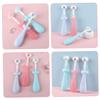 COOLHIYA 3 pcs Toothbrush Soft Bristle Toothbrush for Anti-Slip Handle Cute Design Safe Material Manual Oral Cleaner view 2