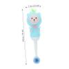 IWOWHERO 2pcs Soft Bristle Toothbrush Cute Bear Design Toothbrushes for Ages Gentle Round Head with Comfortable Grip in Blue view 2