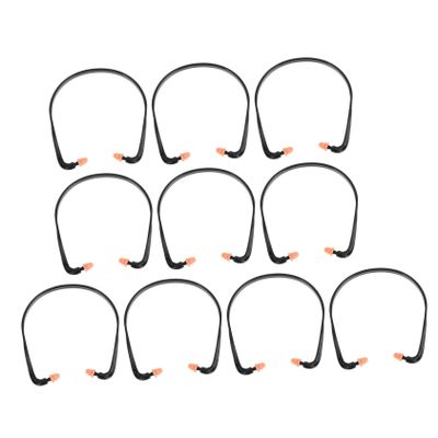 BCOATH 10pcs Banded Silicone Noise Canceling for Swimming Shooting Work Reusable Soft Comfortable for Students and Adults
