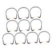 BCOATH 10pcs Banded Silicone Noise Canceling for Swimming Shooting Work Reusable Soft Comfortable for Students and Adults view 1