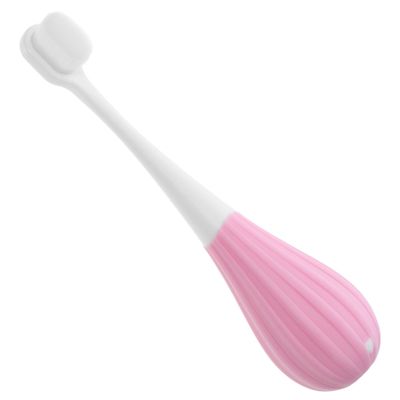 PLAFOPE Toothbrush for Ages Soft Bristles Fine Hot Air Balloon Handle Design Safe and Brush for Pink Color