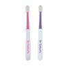 Dr. Talbot's Toddler 360 Toothbrush for Kids - Soft Bristles Gently Cleans Teeth & Massages Gums - Easy-Grip Handle for Kids - Encourages Good Oral Hygiene - (2 Pack) Purple/Pink view 1