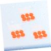HAKIDZEL 18Pcs Silicone for Swimming Bathing Soundproof Earbuds Orange Noise Blocking for Men Women view 2